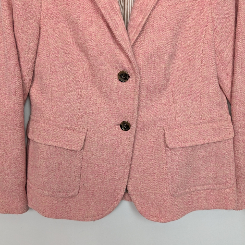 Talbots Herringbone Wool Blazer - image 5